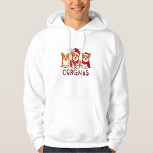 Sudadera Feliz Navidad Corgi Dog Santa Love Corgis Family