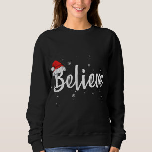 Sudadera Feliz Navidad, creencia en Santa Claus coincidiend