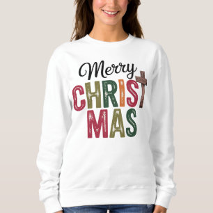Sudadera Feliz Navidad, Cruz de Navidad