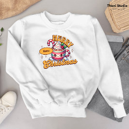 Sudadera Feliz Navidad Cute Hot Chocolate Mug Family