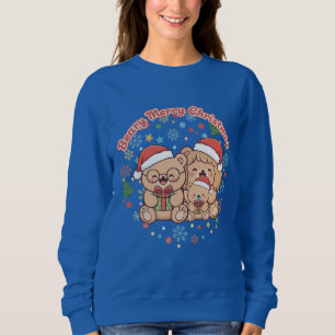 Sudadera "Feliz Navidad de Oso" Familia de Ositos de Peluch