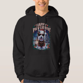 Sudadera Feliz Navidad de Pawlidays West Highland White Ter