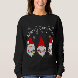 Sudadera Feliz navidad divertida Gnomes Cute Santa Claus Gr