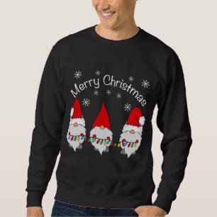 Sudadera Feliz navidad divertida Gnomes Cute Santa Claus Gr