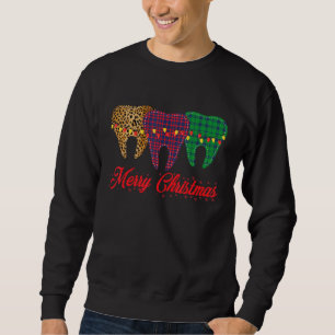 Sudadera Feliz Navidad Divertido Dentista Asistente Dental