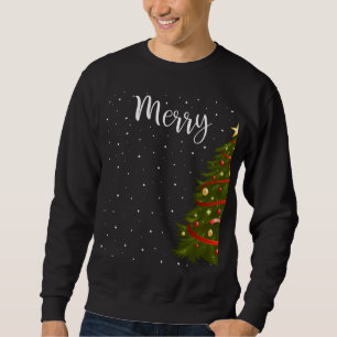 Sudadera Feliz Navidad Divertido juego de parejas de árbol