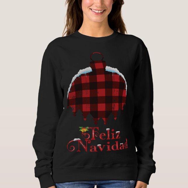 Sudadera Feliz Navidad Family Matching Spanish Christmas Re (Anverso)