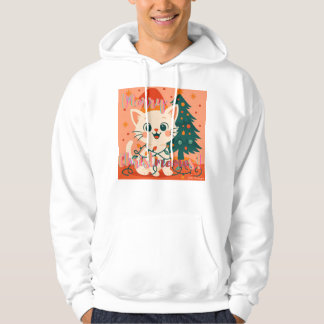 Sudadera Feliz Navidad Gatitos! Santa Gato Divertido y Lind