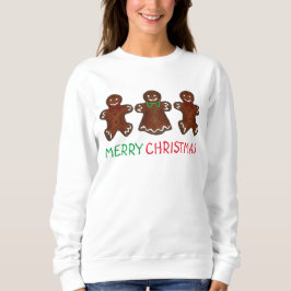 Sudadera Feliz Navidad Gingerbread Men Cookies Sweatshirt