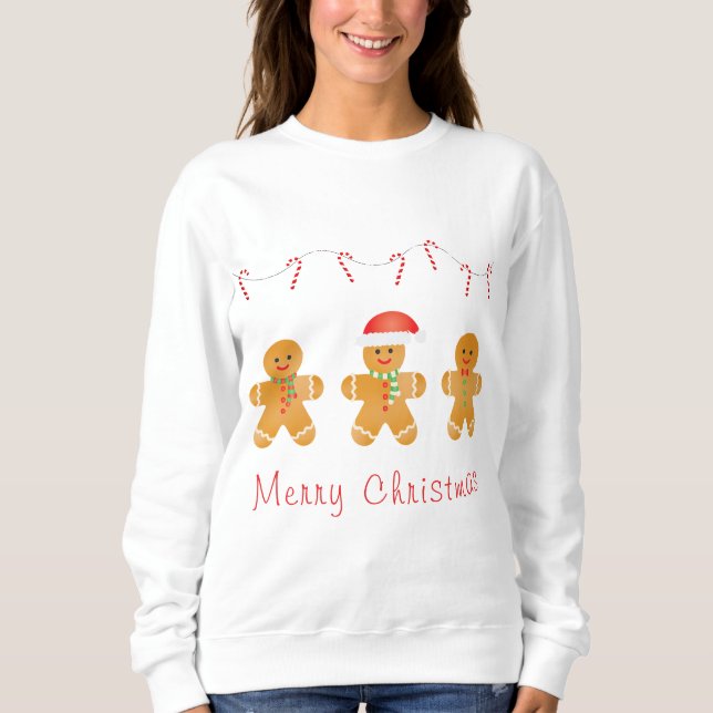 Sudadera Feliz Navidad Gingpanes (Anverso)