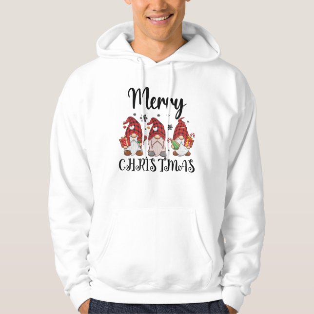Sudadera Feliz Navidad Gnomies Gnomos de Navidad  (Anverso)