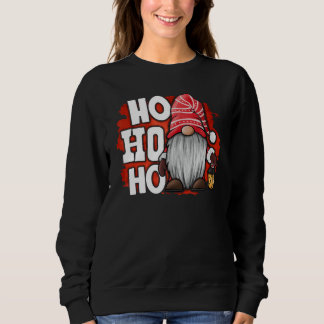 Sudadera Feliz Navidad Gnomo Rojo Ho Ho Ho Navidad Combinan