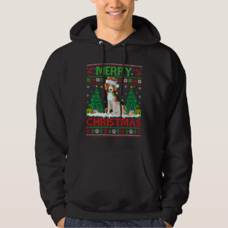 Sudadera Feliz Navidad iluminando a feos Navidades beagle