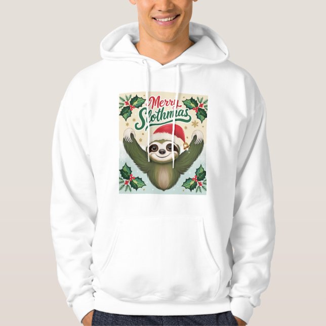 Sudadera Feliz Navidad lenta  (Anverso)