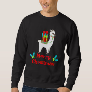 Sudadera Feliz Navidad LLama Alpaca