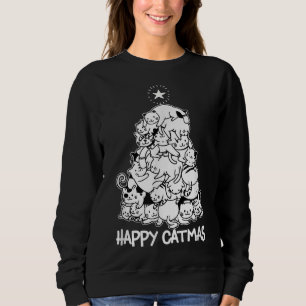 Sudadera Feliz Navidad Navidades divertidos amante del gato