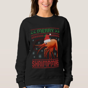 Sudadera Feliz navidad Navidades feos y graciosos camarones