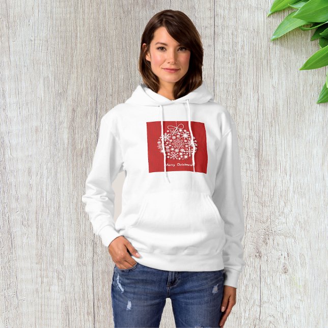 Sudadera Feliz Navidad Nochebuena de copas de nieve Hoodie (Subido por el creador)
