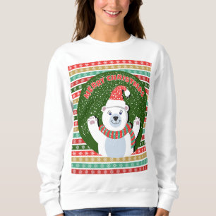Sudadera Feliz Navidad oso de peluche