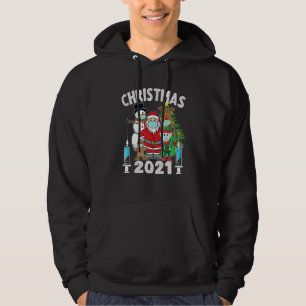 Sudadera Feliz Navidad Papá Noel Viendo Máscara