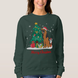 Sudadera Feliz Navidad Pastor Alemán