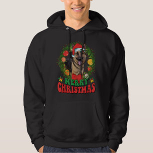 Sudadera Feliz Navidad Pastor Alemán Pastor Santa Dog Ugly 