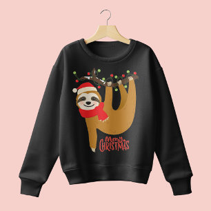 Sudadera Feliz Navidad Perezoso Regalo Navideño Acogedor pa