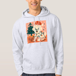 Sudadera ¡Feliz Navidad! Perro divertido de Santa