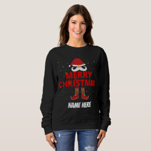 SUDADERA FELIZ NAVIDAD PERSONALIZADO 