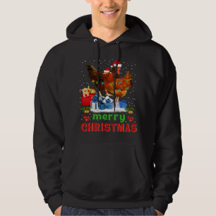 Sudadera Feliz Navidad Pollo Invierno Nochebuena Luces navi