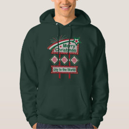 Sudadera Feliz Navidad Retro Marquee - Alegría al mundo