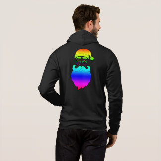 Sudadera Feliz Navidad Santa Arcoiris