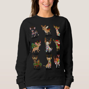 Sudadera Feliz Navidad Santa Hat Chihuahua Navidades Deco