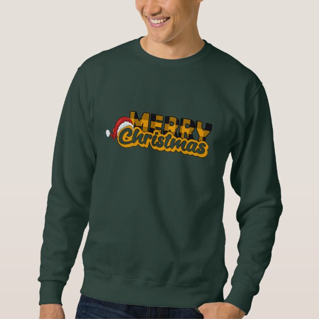 Sudadera Feliz Navidad Santa Hats (Anverso)