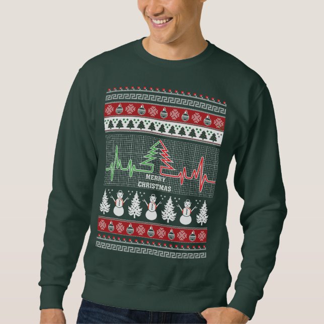 Sudadera Feliz Navidad Ser Evergreen En Tu Corazón (Anverso)