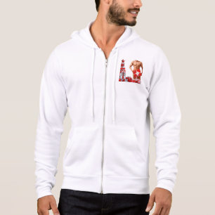 Sudadera Feliz Navidad SlipperyJoe regalo rojo blanco plata