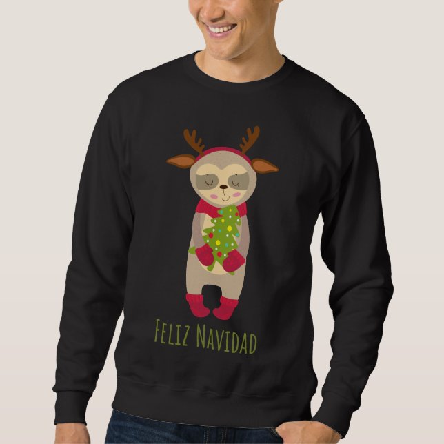 Sudadera Feliz Navidad Sloth (Anverso)