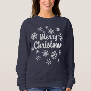 Sudadera Feliz Navidad Snowflakes