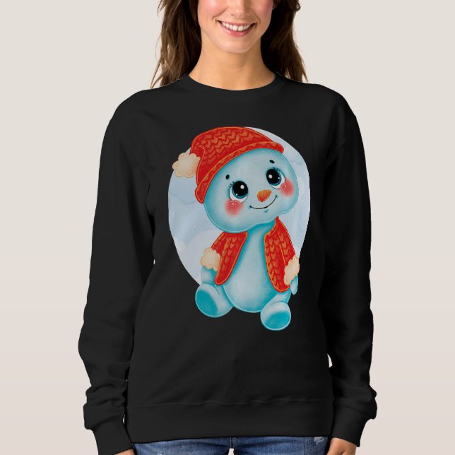 Sudadera Feliz Navidad Snowman (Anverso)