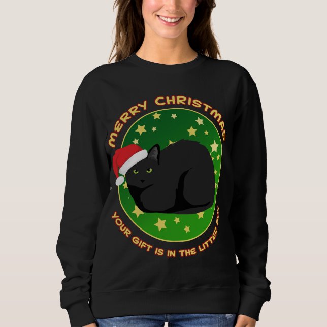 Sudadera Feliz Navidad, tu presente está en la litera (Anverso)