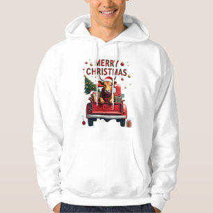 Sudadera Feliz Navidad Vaca Altas Tierras Escocesas Granja