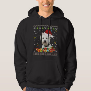 Sudadera Feliz Navidad West Highland White Terriers Perro S