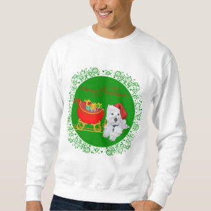 Sudadera Feliz Navidad Westie