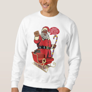 Sudadera Feliz Navidad y feliz Kwanzaa