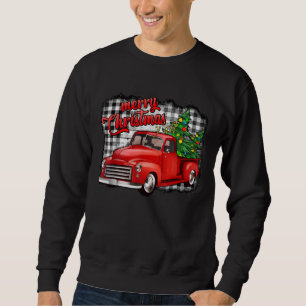 Sudadera Feliz Navidad y todos los Buffalo Plaid Xmas Truck