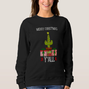 Sudadera Feliz Navidad Y Todos Los Cactus Plantan Árbol De 