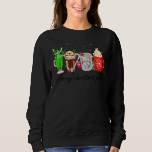 Sudadera Feliz Navidad y todos los Navidades Café Cacao Cal