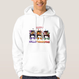 Sudadera feliz navidades de acción de gracias de halloween