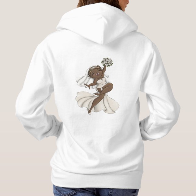 Sudadera Feliz Novia 09 (Reverso)