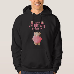SUDADERA FELIZ OSO VALENTINO DEL DÍA DE VALENTINE